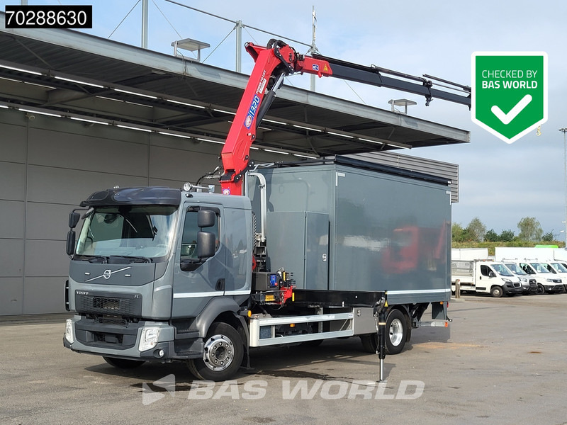 Volvo FL 250 4X2 Mobile workshop HMF 1320K-RCS Crane manbasket 2000kg Ladebordwand - Tovornjak, Tovornjak z dvigalom: slika 1 Volvo FL 250 4X2 Mobile workshop HMF 1320K-RCS Crane manbasket 2000kg Ladebordwand - Tovornjak, Tovornjak z dvigalom: slika 1