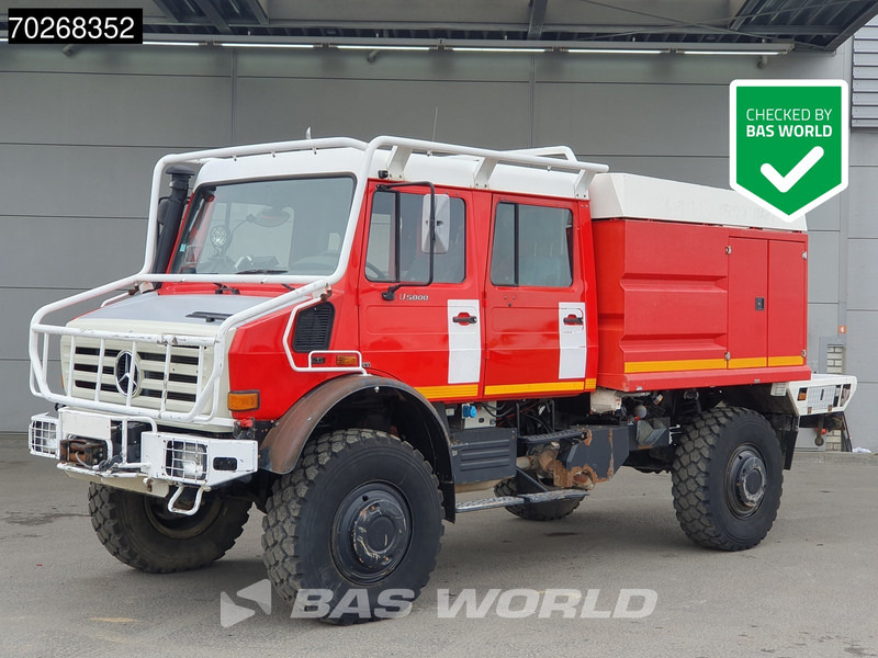 Unimog U5000 4X4 Camiva FIRE TRUCK SUPERSTRUCTURE NOT WORKING Automatic - Gasilsko vozilo: slika 1 Unimog U5000 4X4 Camiva FIRE TRUCK SUPERSTRUCTURE NOT WORKING Automatic - Gasilsko vozilo: slika 1