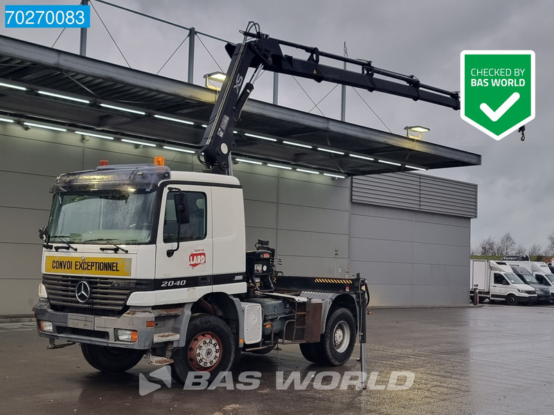 Mercedes-Benz Actros 2040 Actros 4X4 Manual 4x4 Big-Axle Full-Steel Hiab 1660-5 Kran 4x Stabilizers - Vlačilec: slika 1 Mercedes-Benz Actros 2040 Actros 4X4 Manual 4x4 Big-Axle Full-Steel Hiab 1660-5 Kran 4x Stabilizers - Vlačilec: slika 1