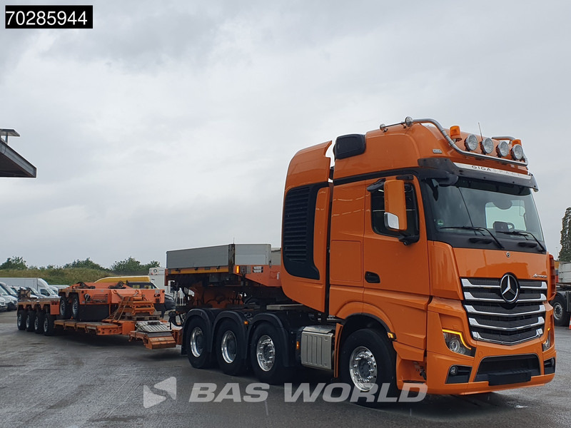Mercedes-Benz Actros 8X4 180T GigaSpace Retarder Hydrauliek BigAxle Alcoa´s // Lowbed Trailer / 6 Axles / Hydraulic Pendle Axles / Extendable - Vlačilec: slika 2 Mercedes-Benz Actros 8X4 180T GigaSpace Retarder Hydrauliek BigAxle Alcoa´s // Lowbed Trailer / 6 Axles / Hydraulic Pendle Axles / Extendable - Vlačilec: slika 2