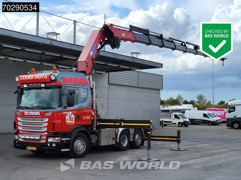 Scania G440 6X2 NL Crane Truck HMF 6020 K8 Kran Winch Retarder Lift-Steering Axle - Vlačilec: slika 1 Scania G440 6X2 NL Crane Truck HMF 6020 K8 Kran Winch Retarder Lift-Steering Axle - Vlačilec: slika 1