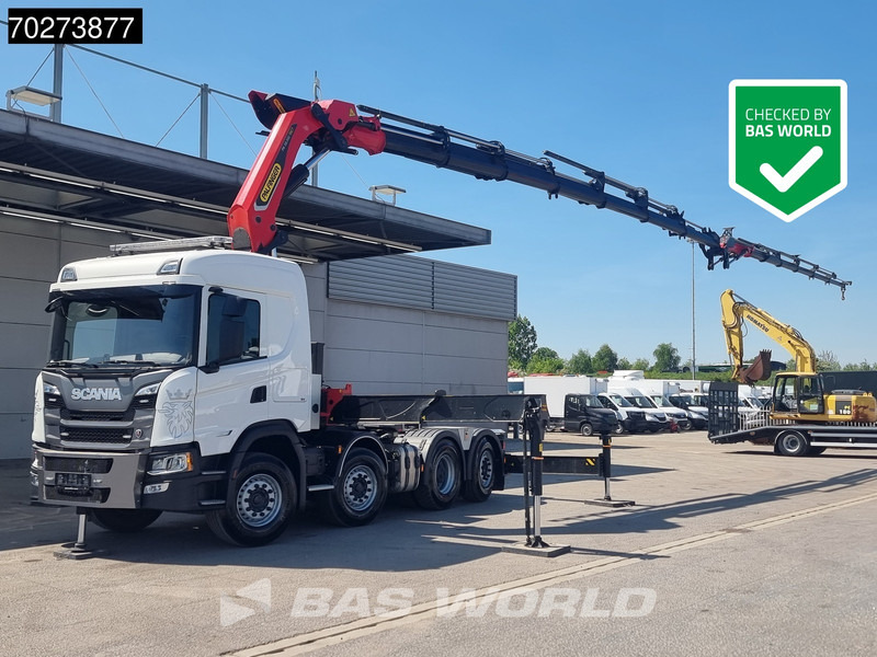 Scania G500 8X2 Retarder Liftachse Palfinger Kran PK 58.002 TEC F + JIB - Vlačilec: slika 1 Scania G500 8X2 Retarder Liftachse Palfinger Kran PK 58.002 TEC F + JIB - Vlačilec: slika 1