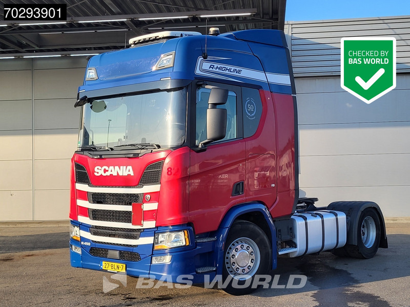 Scania R450 R 4X2 NL-Truck Retarder Standklima ACC Hydraulik Euro 6 - Vlačilec: slika 1 Scania R450 R 4X2 NL-Truck Retarder Standklima ACC Hydraulik Euro 6 - Vlačilec: slika 1
