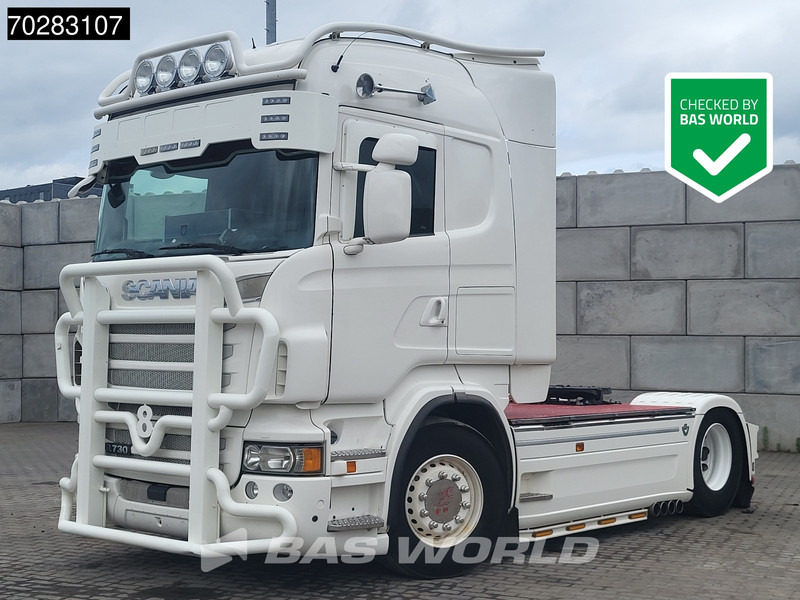 Scania R730 4X2 Full- Air Open-Exhaust Euro 5 Standklima - Vlačilec: slika 1 Scania R730 4X2 Full- Air Open-Exhaust Euro 5 Standklima - Vlačilec: slika 1