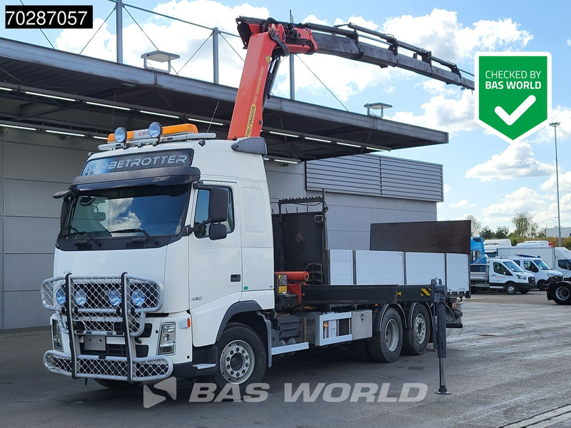 Volvo FH 480 FH 6X2 Palfinger PK26002 EH Kran Crane + Fly Jib Manual Liftachse Euro 5 - Tovornjak s kesonom, Tovornjak z dvigalom: slika 1 Volvo FH 480 FH 6X2 Palfinger PK26002 EH Kran Crane + Fly Jib Manual Liftachse Euro 5 - Tovornjak s kesonom, Tovornjak z dvigalom: slika 1