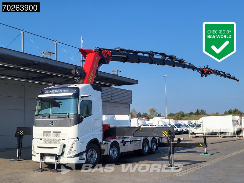 Volvo FH 500 8X2 Palfinger PK110002 SH Crane + Fly-Jib Winch VEB+ Euro 6 - Tovornjak s kesonom, Tovornjak z dvigalom: slika 1 Volvo FH 500 8X2 Palfinger PK110002 SH Crane + Fly-Jib Winch VEB+ Euro 6 - Tovornjak s kesonom, Tovornjak z dvigalom: slika 1