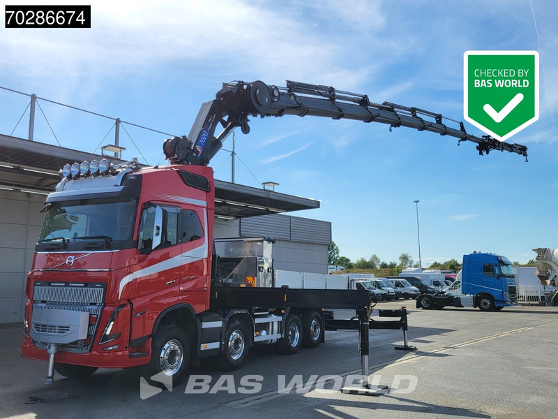 Volvo FH16 650 FH16 8X2 HMF 7020K-RCS Crane + Fly-Jib Lift+Steering-Axle Navi LED ACC Euro 6 - Tovornjak s kesonom, Tovornjak z dvigalom: slika 1 Volvo FH16 650 FH16 8X2 HMF 7020K-RCS Crane + Fly-Jib Lift+Steering-Axle Navi LED ACC Euro 6 - Tovornjak s kesonom, Tovornjak z dvigalom: slika 1