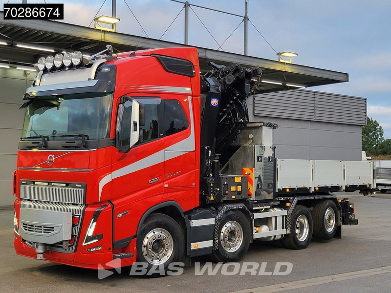 Volvo FH16 650 FH16 8X2 HMF 7020K-RCS Crane + Fly-Jib Lift+Steering-Axle Navi LED ACC Euro 6 - Tovornjak s kesonom, Tovornjak z dvigalom: slika 5 Volvo FH16 650 FH16 8X2 HMF 7020K-RCS Crane + Fly-Jib Lift+Steering-Axle Navi LED ACC Euro 6 - Tovornjak s kesonom, Tovornjak z dvigalom: slika 5