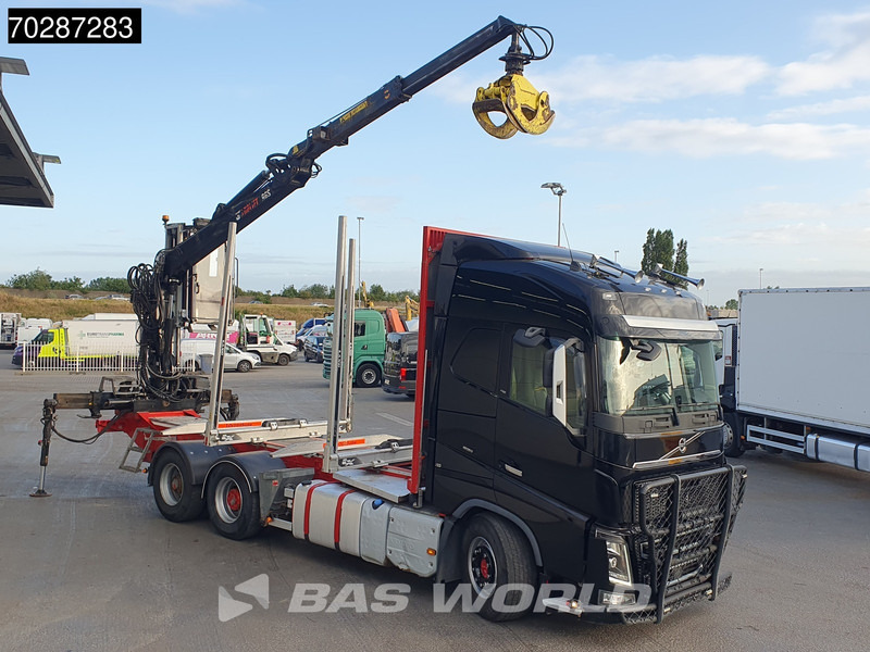 Volvo FH16 750 FH16 6X4 HIAB E96S 79 wood crane Retarder Dynamic-Steering Big-Axle Euro 6 - Tovornjak za prevoz lesa, Tovornjak z dvigalom: slika 3 Volvo FH16 750 FH16 6X4 HIAB E96S 79 wood crane Retarder Dynamic-Steering Big-Axle Euro 6 - Tovornjak za prevoz lesa, Tovornjak z dvigalom: slika 3