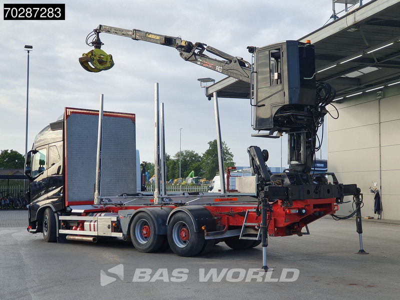Volvo FH16 750 FH16 6X4 HIAB E96S 79 wood crane Retarder Dynamic-Steering Big-Axle Euro 6 - Tovornjak za prevoz lesa, Tovornjak z dvigalom: slika 2 Volvo FH16 750 FH16 6X4 HIAB E96S 79 wood crane Retarder Dynamic-Steering Big-Axle Euro 6 - Tovornjak za prevoz lesa, Tovornjak z dvigalom: slika 2