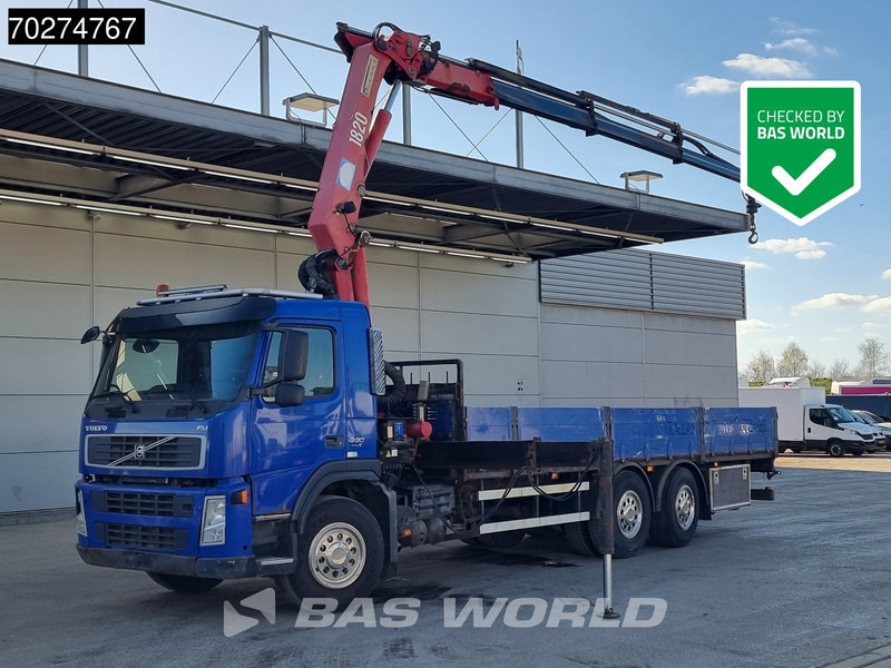 Volvo FM 330 6X2 HMF 1820 K3 Kran Crane Lift+Steering Axle Xenon Euro 5 - Tovornjak s kesonom, Tovornjak z dvigalom: slika 1 Volvo FM 330 6X2 HMF 1820 K3 Kran Crane Lift+Steering Axle Xenon Euro 5 - Tovornjak s kesonom, Tovornjak z dvigalom: slika 1