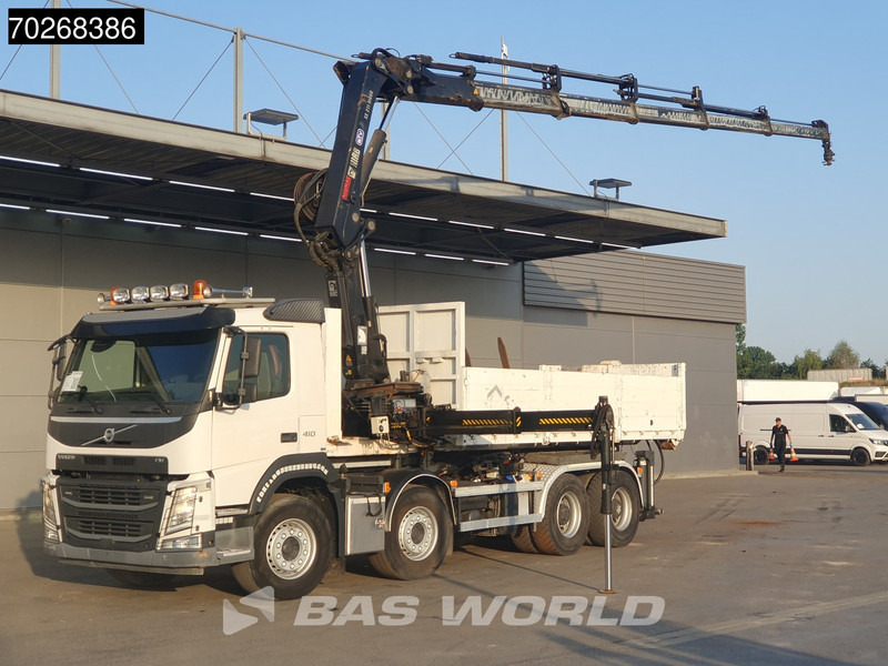 Volvo FM 410 8X4 211EP-5 HIDUO Kran Crane Steel suspension Big-Axle VEB Euro 6 - Kotalni prekucni tovornjak, Tovornjak z dvigalom: slika 1 Volvo FM 410 8X4 211EP-5 HIDUO Kran Crane Steel suspension Big-Axle VEB Euro 6 - Kotalni prekucni tovornjak, Tovornjak z dvigalom: slika 1