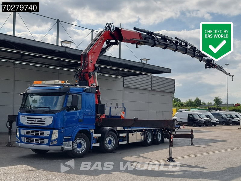 Volvo FM 450 8X2 FASSI 100 Ton/Meter Crane Kran 7 + 6 Jib Lift+steering Axle Euro 5 - Tovornjak s kesonom, Tovornjak z dvigalom: slika 1 Volvo FM 450 8X2 FASSI 100 Ton/Meter Crane Kran 7 + 6 Jib Lift+steering Axle Euro 5 - Tovornjak s kesonom, Tovornjak z dvigalom: slika 1
