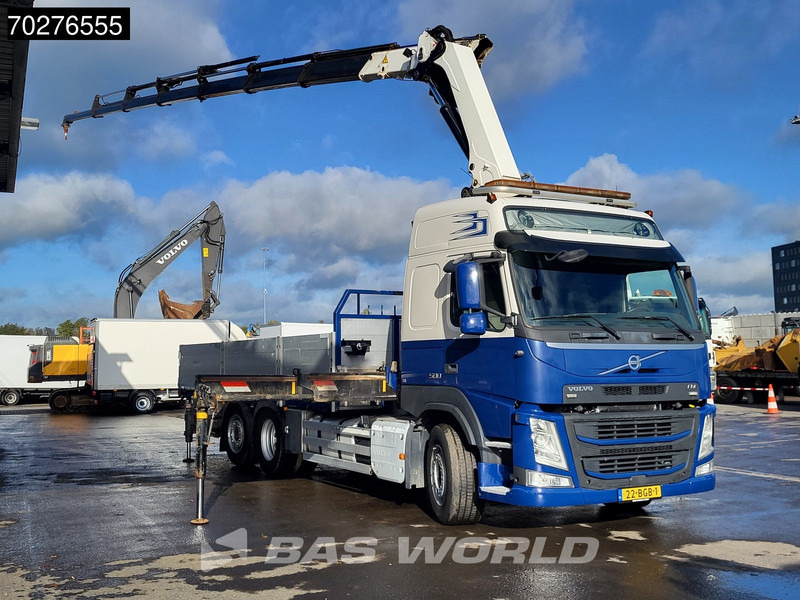 Volvo FM 500 FM 6X2 NL-Truck HMF 3220-K7 Kran Crane Winch Lift+Steering-Axle Euro 6 - Tovornjak s kesonom, Tovornjak z dvigalom: slika 3 Volvo FM 500 FM 6X2 NL-Truck HMF 3220-K7 Kran Crane Winch Lift+Steering-Axle Euro 6 - Tovornjak s kesonom, Tovornjak z dvigalom: slika 3