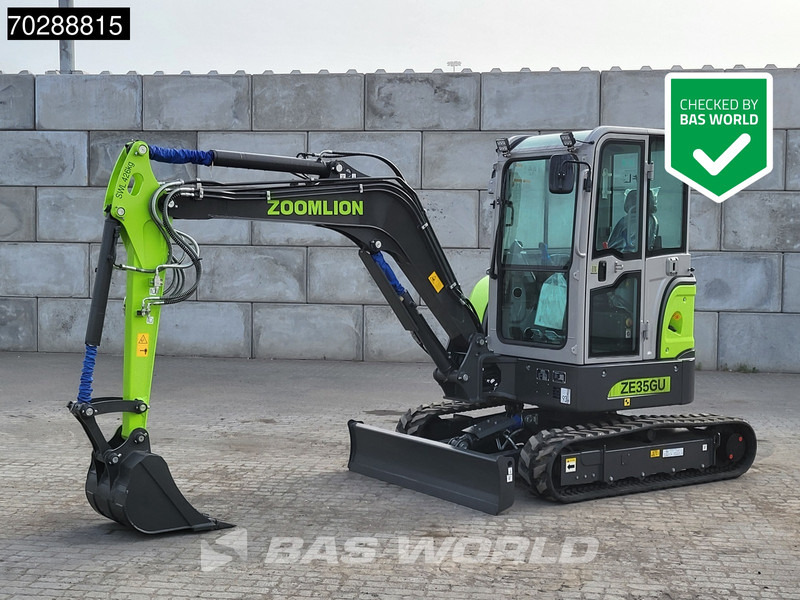 Zoomlion ZE35 GU A/C - CE CERTIFIED - Mini bager: slika 1 Zoomlion ZE35 GU A/C - CE CERTIFIED - Mini bager: slika 1