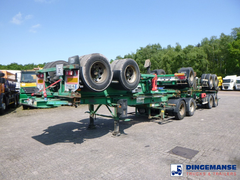ASCA Stack 4 x container trailer + dolly 20-30-40-45 ft - Kontejnerski tovornjak/ Tovornjak z zamenljivim tovoriščem: slika 1 ASCA Stack 4 x container trailer + dolly 20-30-40-45 ft - Kontejnerski tovornjak/ Tovornjak z zamenljivim tovoriščem: slika 1