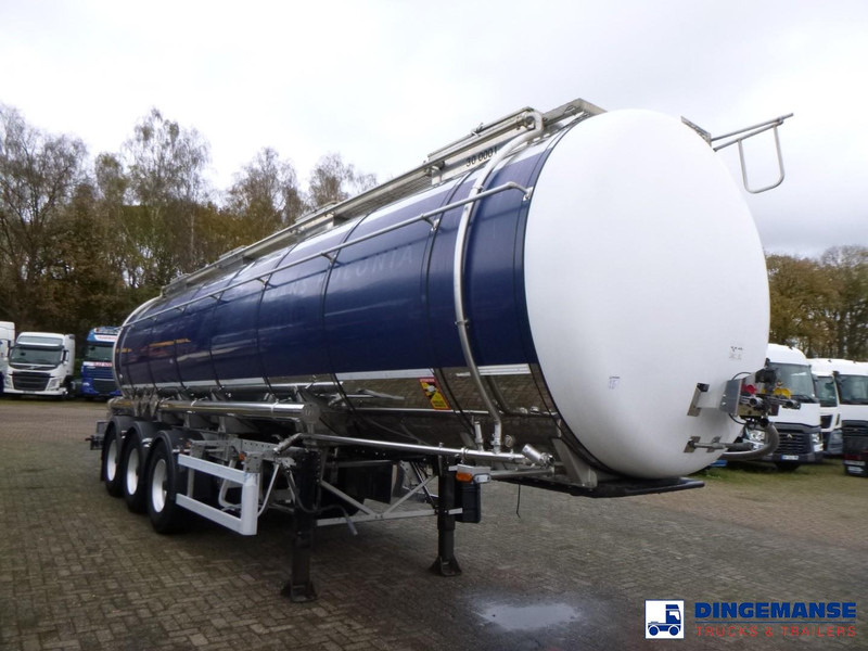 Burg Chemical tank inox L4BH 30 m3 / 1 comp - Polprikolica cisterna: slika 2 Burg Chemical tank inox L4BH 30 m3 / 1 comp - Polprikolica cisterna: slika 2