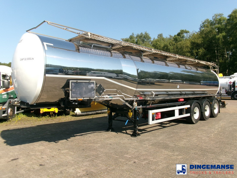 Clayton Chemical tank inox 33 m3 / 1 comp + pump - Polprikolica cisterna: slika 1 Clayton Chemical tank inox 33 m3 / 1 comp + pump - Polprikolica cisterna: slika 1