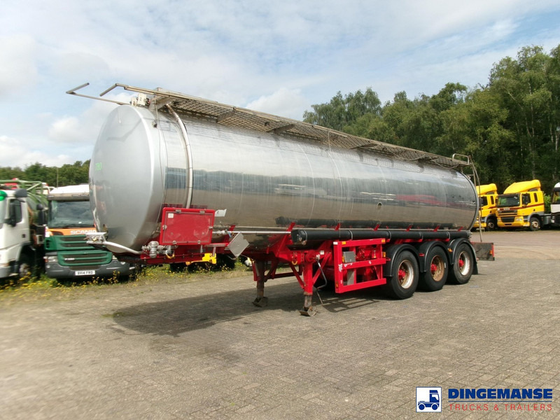 Crane Fruehauf Chemical ACID tank inox 30 m3 / 1 comp - Polprikolica cisterna: slika 1 Crane Fruehauf Chemical ACID tank inox 30 m3 / 1 comp - Polprikolica cisterna: slika 1