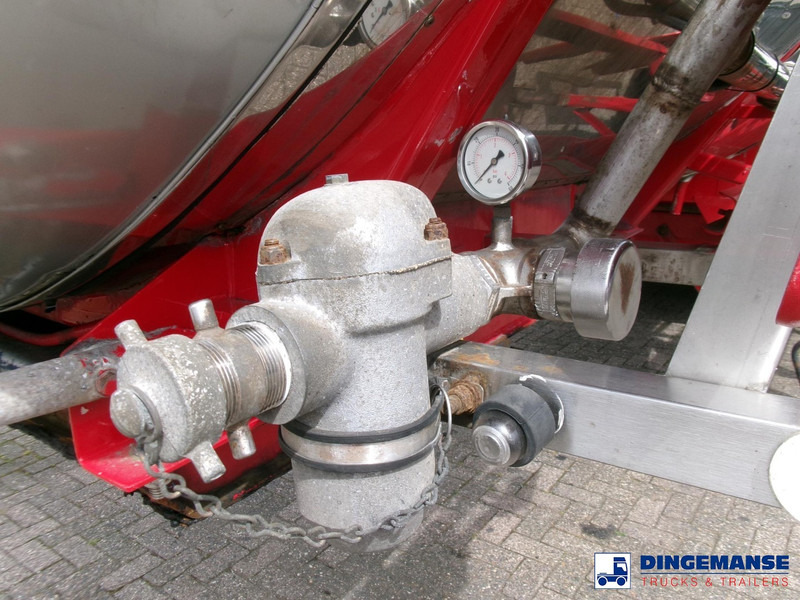 Polprikolica cisterna Crane Fruehauf Chemical ACID tank inox 30 m3 / 1 comp: slika 10