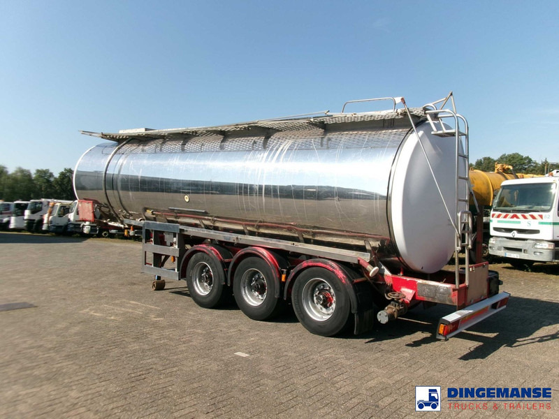 Crane Fruehauf Chemical ACID tank inox 30 m3 / 1 comp - Polprikolica cisterna: slika 3 Crane Fruehauf Chemical ACID tank inox 30 m3 / 1 comp - Polprikolica cisterna: slika 3