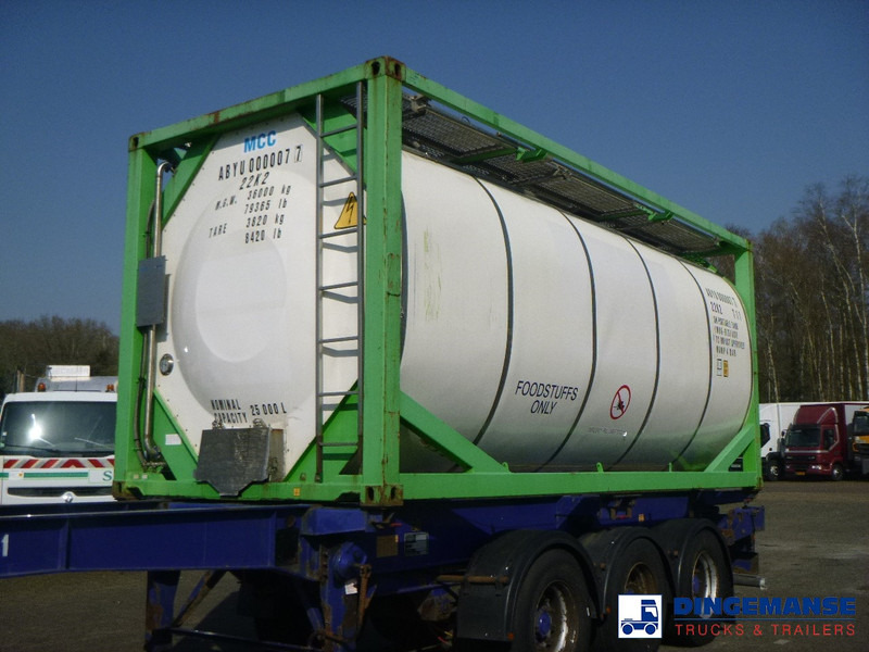 Danteco Food tank container inox 20 ft / 25 m3 / 1 comp - Rezervoar za skladiščenje: slika 1 Danteco Food tank container inox 20 ft / 25 m3 / 1 comp - Rezervoar za skladiščenje: slika 1