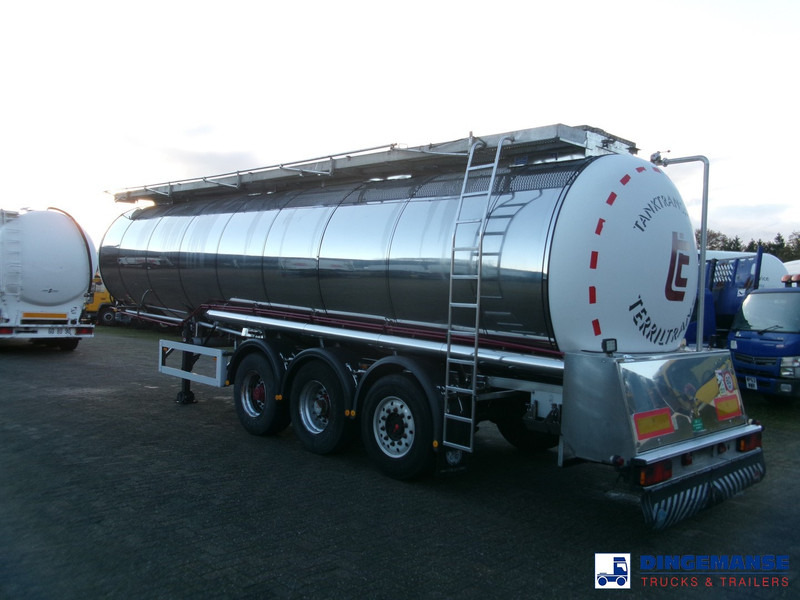 Feldbinder Chemical tank inox 33.5 m3 / 1 comp + pump - Polprikolica cisterna: slika 3 Feldbinder Chemical tank inox 33.5 m3 / 1 comp + pump - Polprikolica cisterna: slika 3