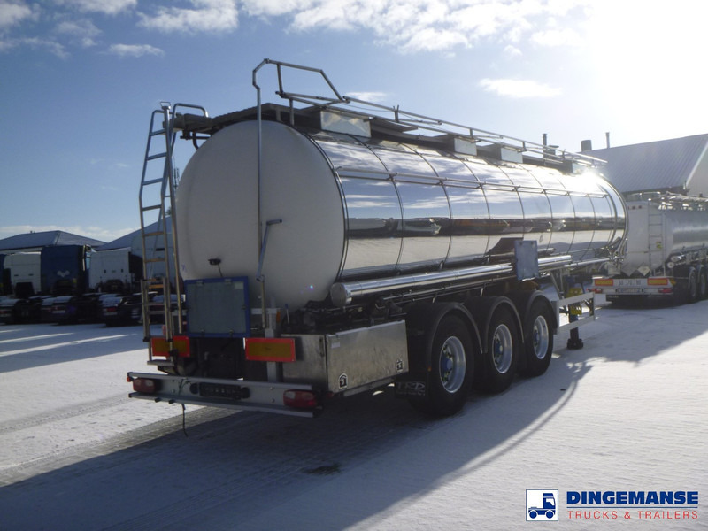 Feldbinder Chemical tank inox L4BH 30 m3 / 1 comp + pump - Polprikolica cisterna: slika 4 Feldbinder Chemical tank inox L4BH 30 m3 / 1 comp + pump - Polprikolica cisterna: slika 4