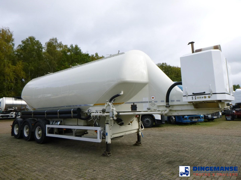 Feldbinder Powder tank alu 40 m3 + engine/compressor - Polprikolica cisterna: slika 2 Feldbinder Powder tank alu 40 m3 + engine/compressor - Polprikolica cisterna: slika 2