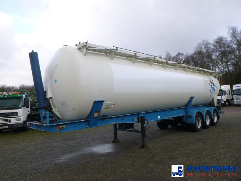 Feldbinder Powder tank alu 60 m3 (tipping) - Polprikolica cisterna: slika 1 Feldbinder Powder tank alu 60 m3 (tipping) - Polprikolica cisterna: slika 1