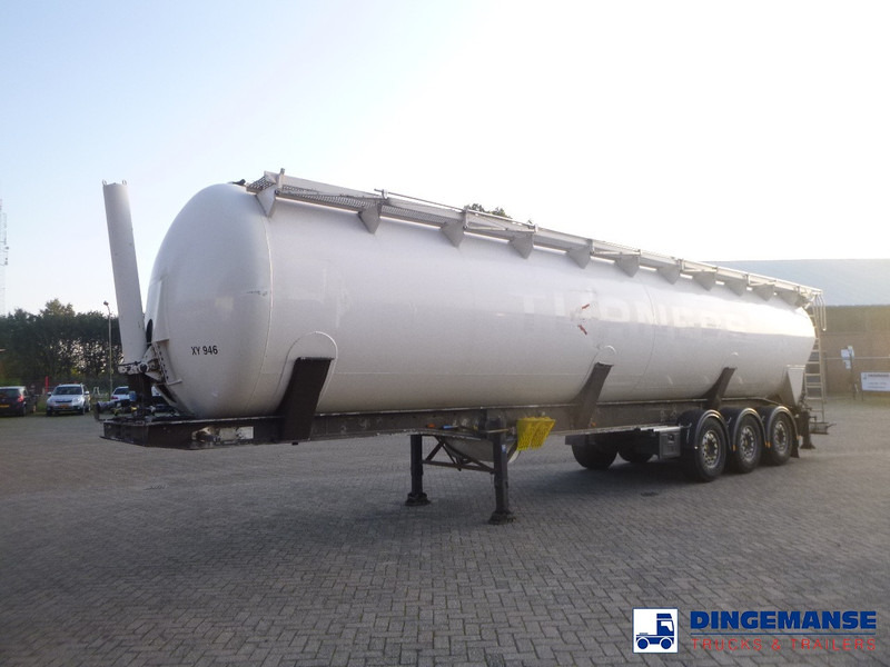 Feldbinder Powder tank alu 65 m3 (tipping) - Polprikolica cisterna: slika 1 Feldbinder Powder tank alu 65 m3 (tipping) - Polprikolica cisterna: slika 1