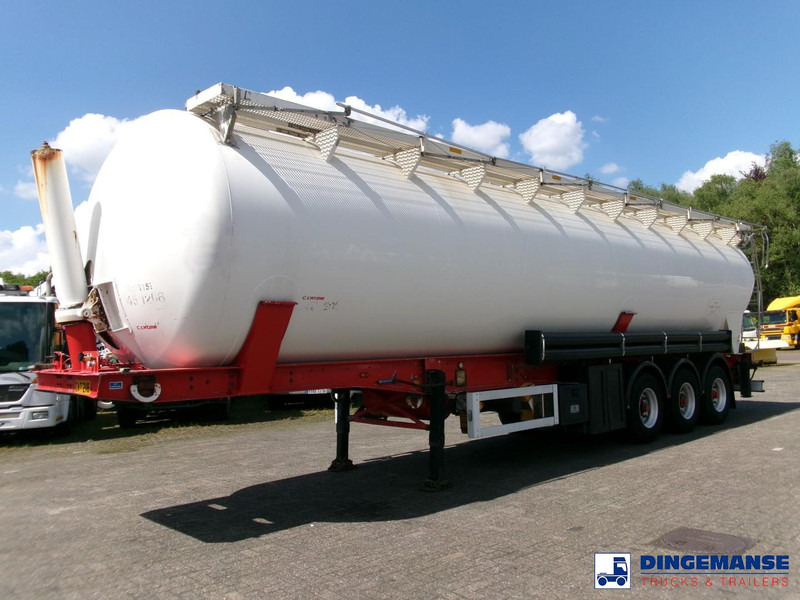 Feldbinder Powder tank alu (tipping) 63 m3 - Polprikolica cisterna: slika 1 Feldbinder Powder tank alu (tipping) 63 m3 - Polprikolica cisterna: slika 1