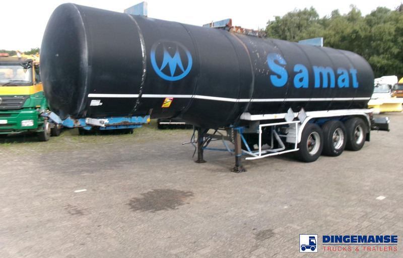 Fruehauf Bitumen tank inox 31 m3 / 1 comp + mixer & engine - Polprikolica cisterna: slika 1 Fruehauf Bitumen tank inox 31 m3 / 1 comp + mixer & engine - Polprikolica cisterna: slika 1