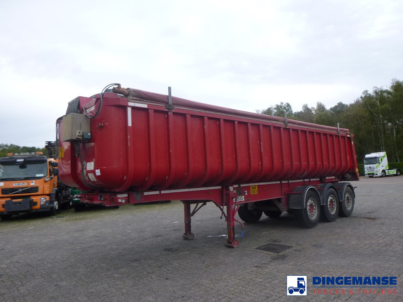Fruehauf Tipper trailer alu 34.6 m3 + tarpaulin - Kiper polprikolica: slika 1 Fruehauf Tipper trailer alu 34.6 m3 + tarpaulin - Kiper polprikolica: slika 1