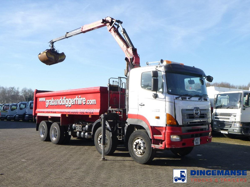 Hino FY1EUKA 8x4 tipper RHD + Palfinger E120L + grapple - Tovornjak z dvigalom: slika 5 Hino FY1EUKA 8x4 tipper RHD + Palfinger E120L + grapple - Tovornjak z dvigalom: slika 5