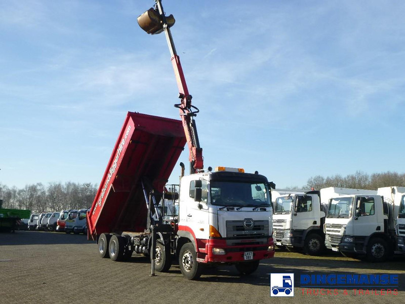 Hino FY1EUKA 8x4 tipper RHD + Palfinger E120L + grapple - Tovornjak z dvigalom: slika 2 Hino FY1EUKA 8x4 tipper RHD + Palfinger E120L + grapple - Tovornjak z dvigalom: slika 2