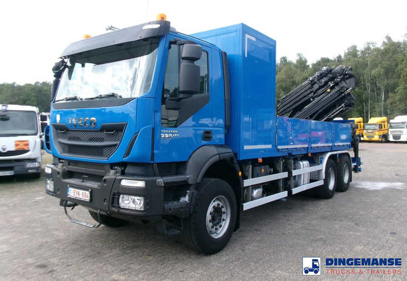 Iveco AD260T33 EEV 6X4 + Hiab 377 E5 Hipro Jib 70 X-4 - Tovornjak z dvigalom: slika 1 Iveco AD260T33 EEV 6X4 + Hiab 377 E5 Hipro Jib 70 X-4 - Tovornjak z dvigalom: slika 1
