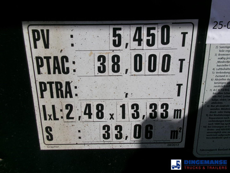 Kontejnerska polprikolica/ Polprikolica z zamenljivim tovoriščem Krone 3-axle container trailer 20-30-40-45 ft DA08LNA: slika 16