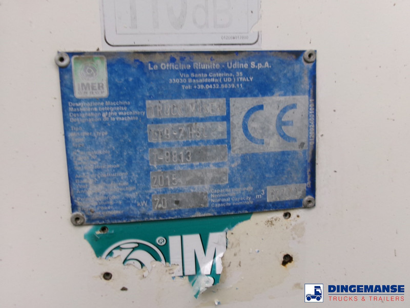 Avtomešalec MAN TGS 32.360 8X4 Euro 6 Imer concrete mixer 9 m3: slika 18