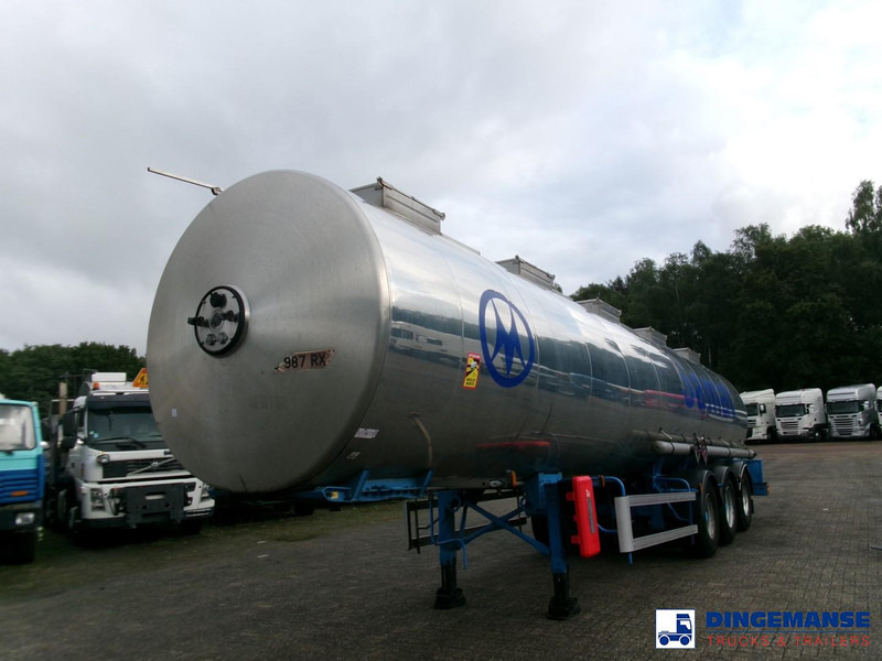 Magyar Chemical tank inox 32.5m3 / 1 comp - Polprikolica cisterna: slika 1 Magyar Chemical tank inox 32.5m3 / 1 comp - Polprikolica cisterna: slika 1