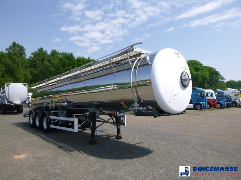 Magyar Chemical tank inox L4BH 22.2 m3 / 1 comp - Polprikolica cisterna: slika 2 Magyar Chemical tank inox L4BH 22.2 m3 / 1 comp - Polprikolica cisterna: slika 2