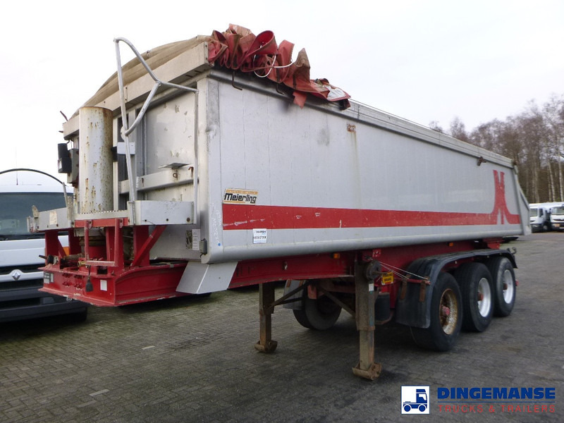 Meierling Tipper trailer alu 21 m3 + tarpaulin - Kiper polprikolica: slika 1 Meierling Tipper trailer alu 21 m3 + tarpaulin - Kiper polprikolica: slika 1