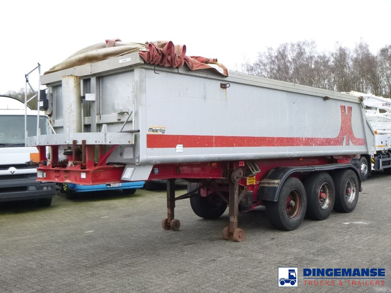 Meierling Tipper trailer alu 21 m3 + tarpaulin - Kiper polprikolica: slika 1 Meierling Tipper trailer alu 21 m3 + tarpaulin - Kiper polprikolica: slika 1