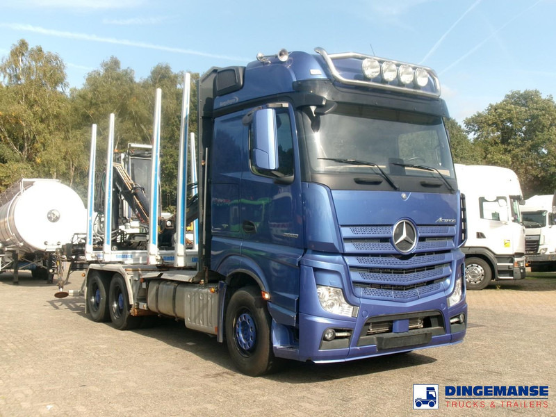 Mercedes-Benz Actros 2663 6x4 Euro 6 loglift F96 crane timber truck - Tovornjak za prevoz lesa, Tovornjak z dvigalom: slika 2 Mercedes-Benz Actros 2663 6x4 Euro 6 loglift F96 crane timber truck - Tovornjak za prevoz lesa, Tovornjak z dvigalom: slika 2