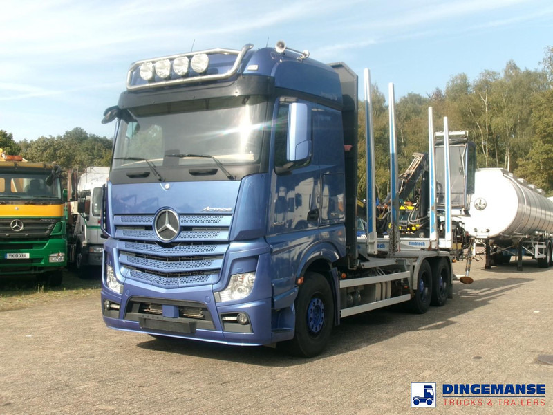 Mercedes-Benz Actros 2663 6x4 Euro 6 loglift F96 crane timber truck - Tovornjak za prevoz lesa, Tovornjak z dvigalom: slika 1 Mercedes-Benz Actros 2663 6x4 Euro 6 loglift F96 crane timber truck - Tovornjak za prevoz lesa, Tovornjak z dvigalom: slika 1