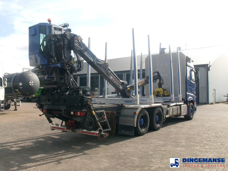 Mercedes-Benz Actros 2663 6x4 Euro 6 loglift F96 crane timber truck - Tovornjak za prevoz lesa, Tovornjak z dvigalom: slika 4 Mercedes-Benz Actros 2663 6x4 Euro 6 loglift F96 crane timber truck - Tovornjak za prevoz lesa, Tovornjak z dvigalom: slika 4