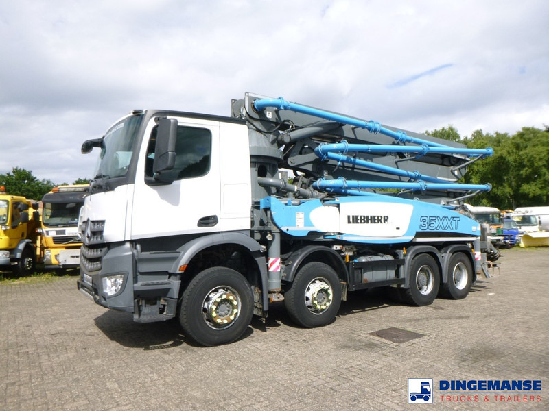 Mercedes-Benz Arocs 8x4 Liebherr 35 XXT concrete pump 35 m - Črpalka za beton: slika 1 Mercedes-Benz Arocs 8x4 Liebherr 35 XXT concrete pump 35 m - Črpalka za beton: slika 1