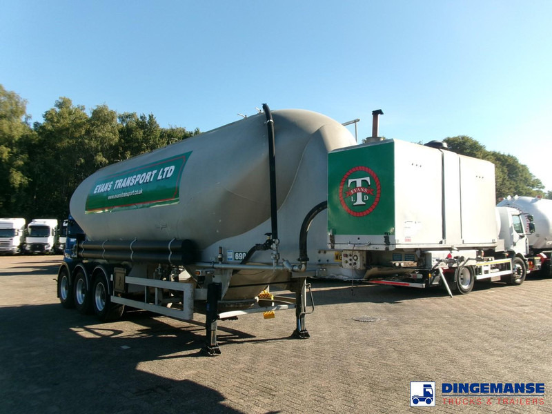 SPITZER Powder tank alu 37 m3 / 1 comp + compressor - Polprikolica cisterna: slika 2 SPITZER Powder tank alu 37 m3 / 1 comp + compressor - Polprikolica cisterna: slika 2