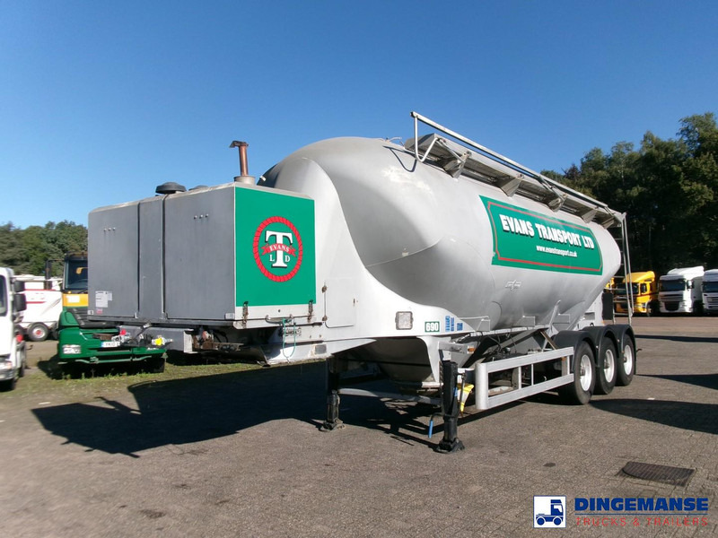 SPITZER Powder tank alu 37 m3 / 1 comp + compressor - Polprikolica cisterna: slika 1 SPITZER Powder tank alu 37 m3 / 1 comp + compressor - Polprikolica cisterna: slika 1