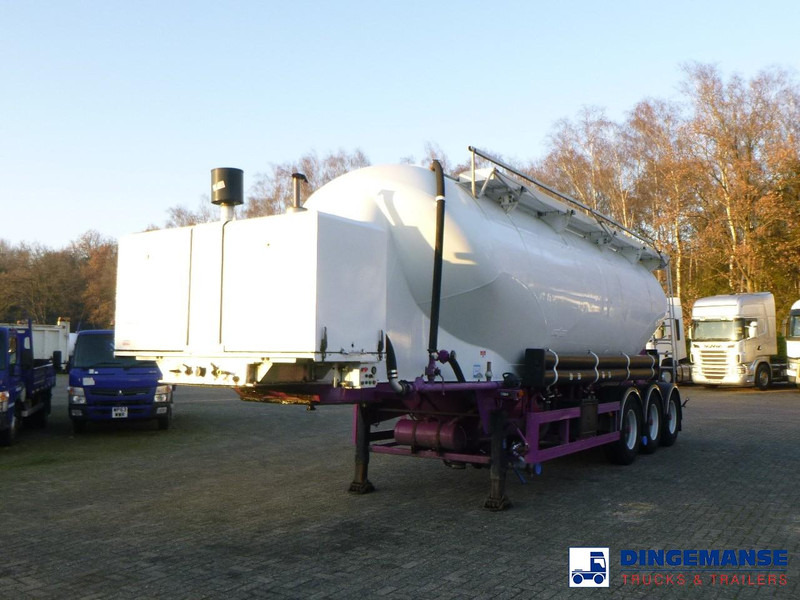 SPITZER Powder tank alu 37 m3 + engine/compressor - Polprikolica cisterna: slika 1 SPITZER Powder tank alu 37 m3 + engine/compressor - Polprikolica cisterna: slika 1